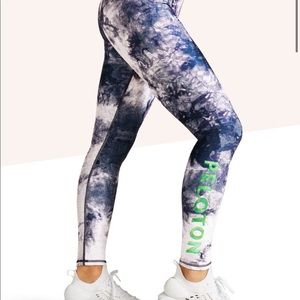 New! Peloton tie dye leggings